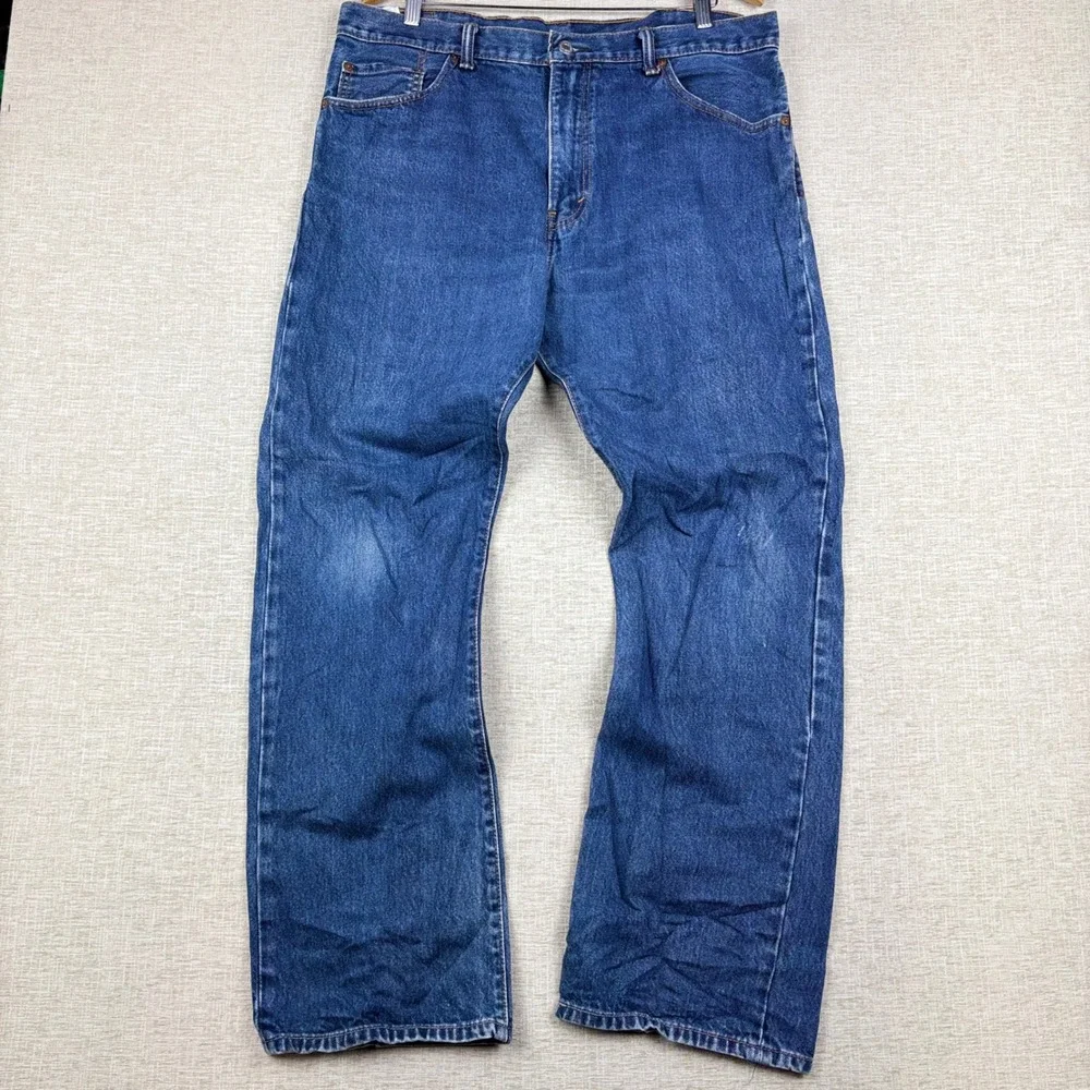 Levis 517 Mens 38x32 Vintage Style Bootcut Jeans Thigh Faded Denim